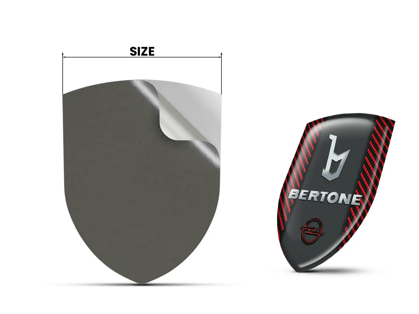 Bertone Heckscheibensticker Stilvoll Hochwertig Anpassbar